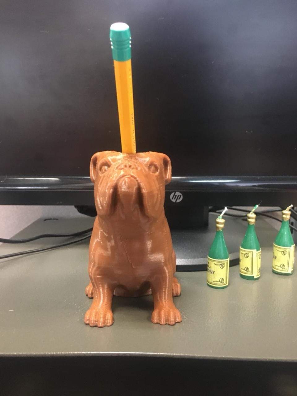 Bulldog Porta lapices