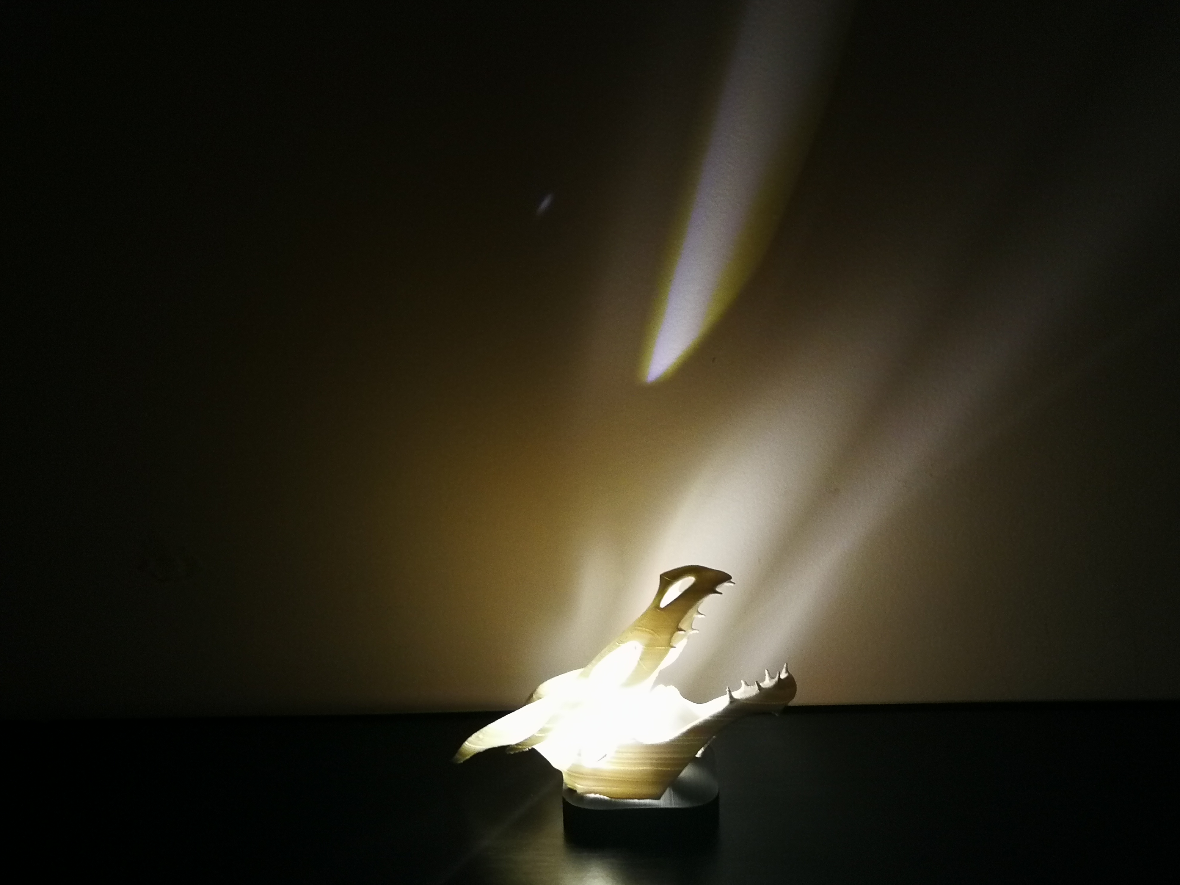 lampara craneo dragon luz callida lampara craneo dragon luz callida