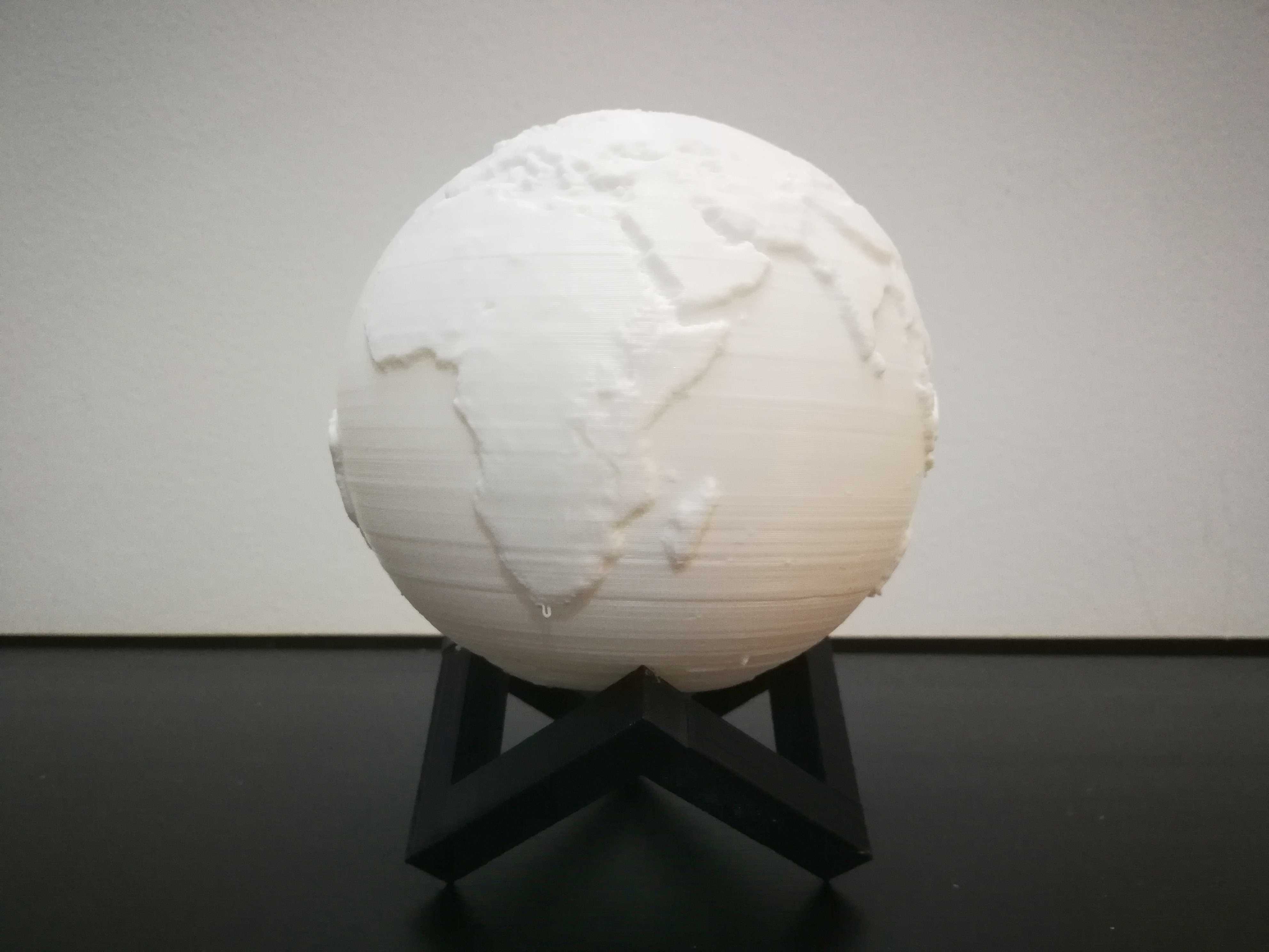 Lampara tierra base negra Lampara tierra base negra